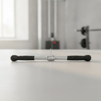 Lat Pulldown Bar Textured Straight Bar with Rubber Grips Heavy-Duty Gym Equipment for Weightlifters