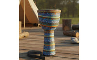 African Hand Drum Concert-Ready Hand Drum Portable Rope Tuned for Young Children