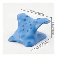 Textured Cervical Neck Support Pillow Cooling Neck Pillow with Massage Bumps Supportive Cushion Ergonomic for Reading