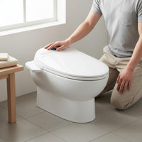 Wireless Controller Control Electric Bidet Toilet Seat Waterproof Heated Bidet Toilet Seat Adjustable Temperature Night Light