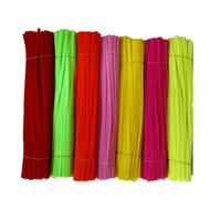 Kids' Pipe Cleaners Craft Kit, 10 Colors Mixed, Educational DIY Art Supplies for Students