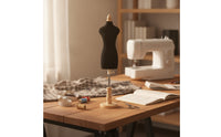 Pin-Receptive Miniature Sewing Mannequin