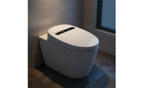 Warm Water Wash Instant Heating Toilet Seat Cover Auto Sensing Built-in Reservoir Toilet Seat Self Cleaning Nozzle Wireless Control