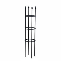 Fan-Blade Top Obelisk Assists Climbing Plants Obelisk Plant Trellis Decorative Design Sturdy Framework for Balcony Gardeners