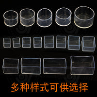 Clear Silicone Chair Leg Caps Floor Protectors for Furniture Legs