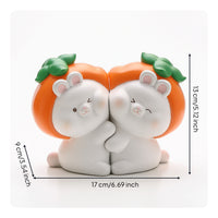 Bookends with Figurines Playful Animal Bookends Cute for Children