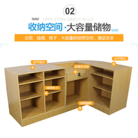 Supermarket Convenience Store Pharmacy Mother and Baby Shop Corner Simple Cashier Counter Multi-functional Combination Cabinet
