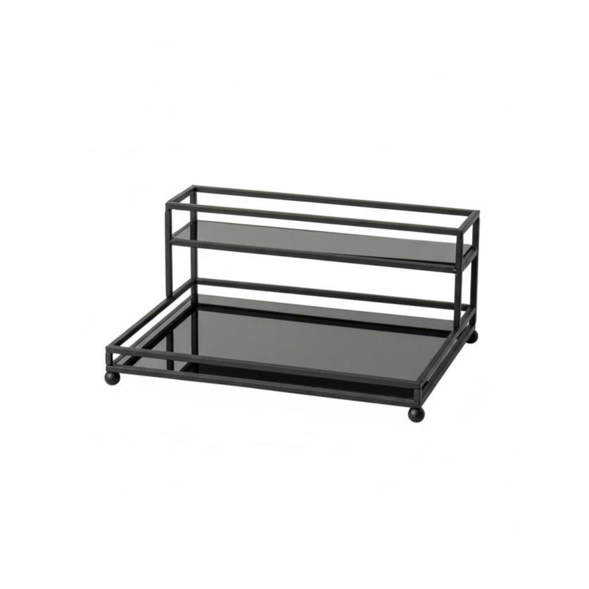 2-Tier Cosmetic Stand Multitier Design 2-Tier Makeup Stand Space Saving