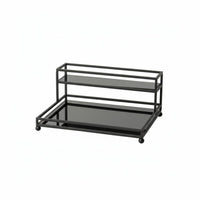 2-Tier Cosmetic Stand Multitier Design 2-Tier Makeup Stand Space Saving
