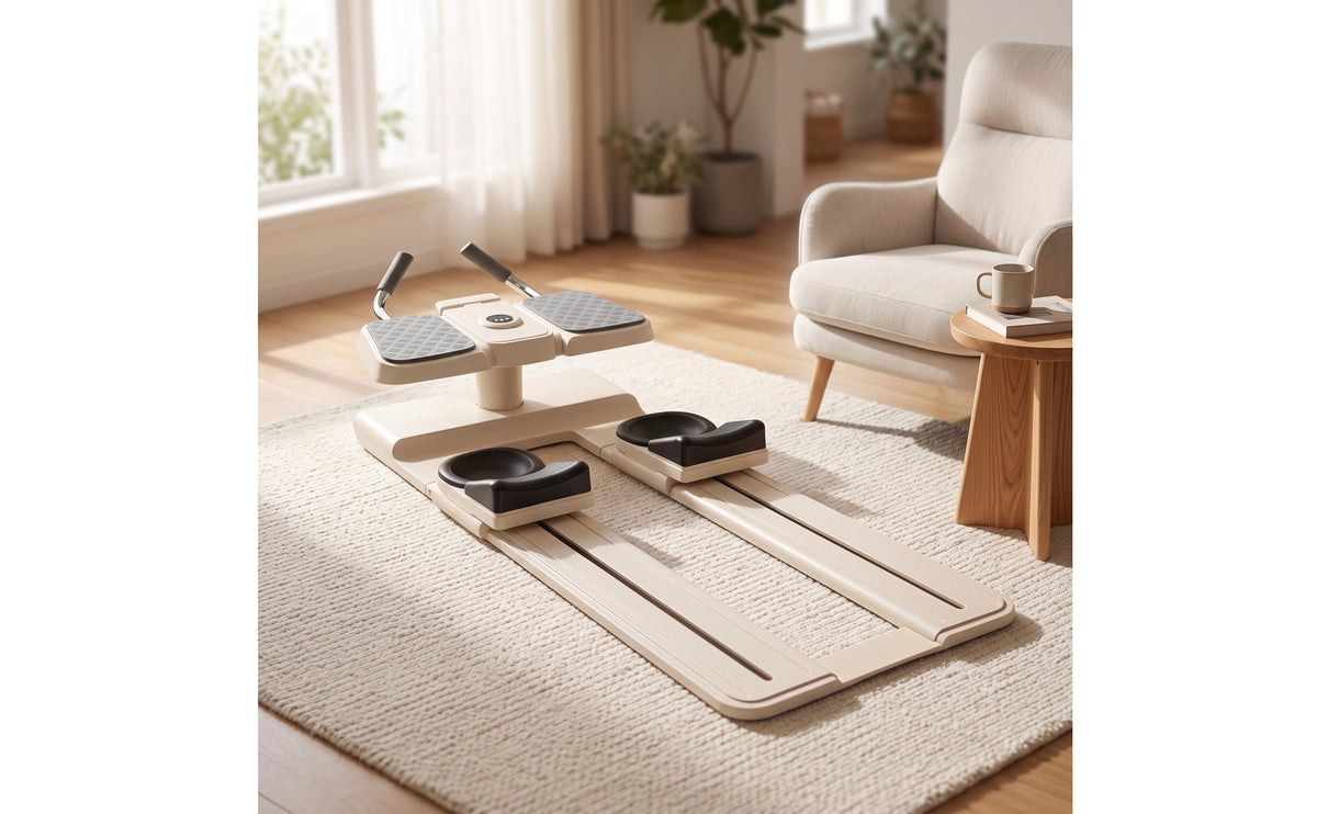 Stability Crawler Exercise Machine Ergonomic Core Training Machine with Phone Stand Compact Abdominal Glider Padded for Living Room