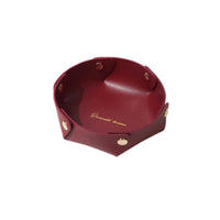 Foldable Leather Tray Nordic Design Desktop Sundries Tray Multi-Purpose