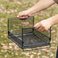 Camping Storage rack Large Capacity Folding Storage rack Heavy Duty Folding Camp Organizer for Campers
