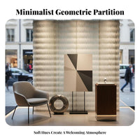 Easy to Set up Accordion Folding Screen Toolsimple Setup tool-lessstanding Accordion Wall Lightweight Space Partition Portable for Event Planners, Business Owners, Studio Apartment, cosmetic studio, Retail fromlet, showcase