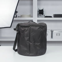 Portable Cylindrical Bag Zippered Bag with Top Handle Safeguarding Heavy-Duty for Travel