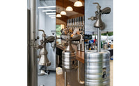 High Performance Beer Splitter Heavy Duty Beer Dispensing Splitter Space Saving for Bar