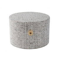 Woven Box with Lid Versatile Storage Box with Hinged Lid for Dressing Room, Home Organization