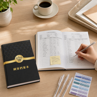 VIP Member Customer Record Book A4 Notebook for Client Information Management
