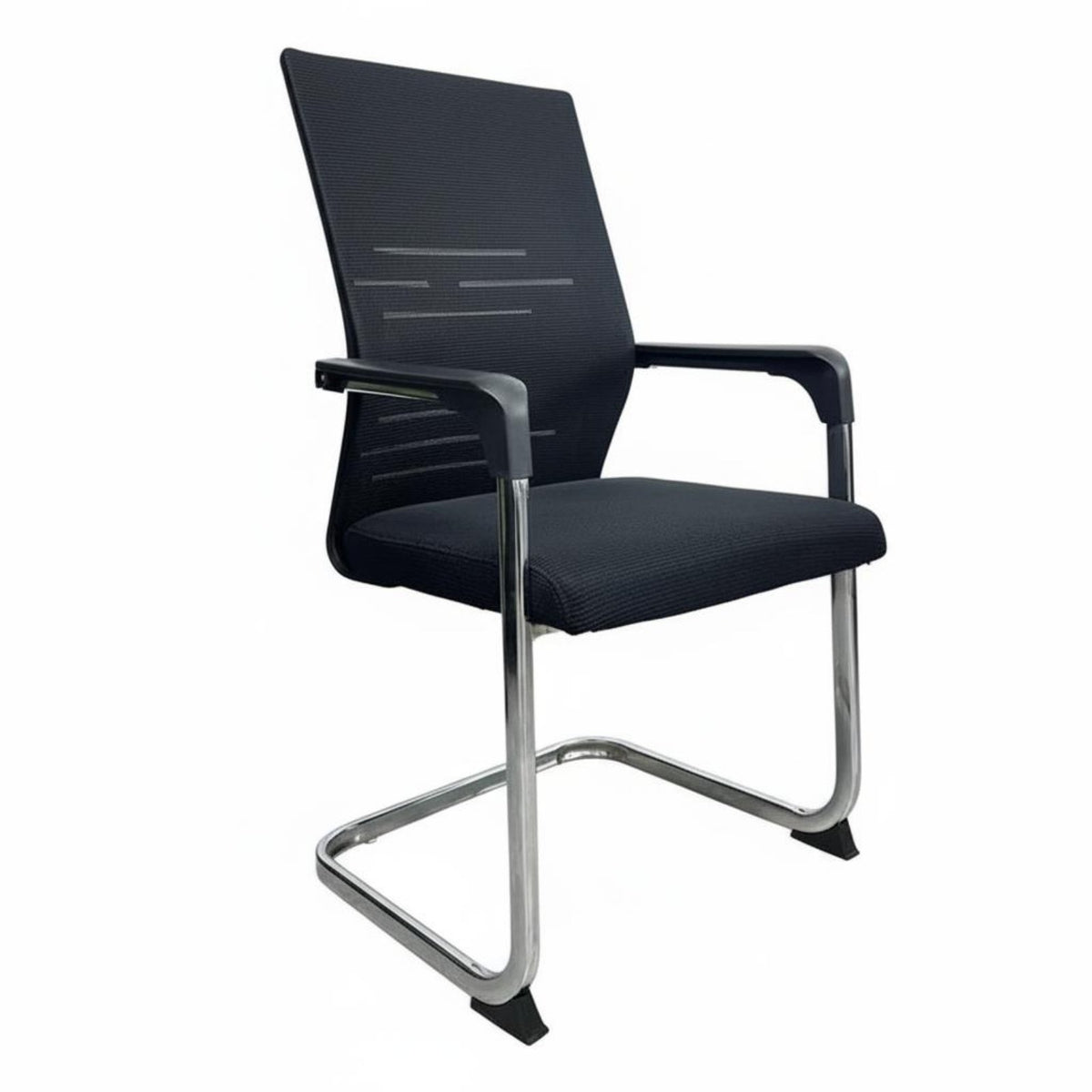 Support Ergonomic Mesh Office Chair High-Density Sponge Cushion Swivel Computer Chair Easy to Assemble Reclining Function for Conference Room