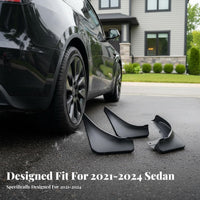 4 Pieces Car Mud Flaps Flexible Material Mud Flaps Vehicle Mudguards Wear Resistant Front Rear Wheel Arch Guards Easy