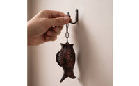 Hanging Fishes Decor Nautical Fishes Wall Hanging Weathered Decoration for Patio
