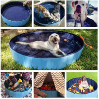 Foldable Pet Swimming Pool and Bathtub for Dogs and Cats