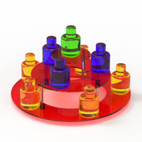 Multi-Layer Acrylic Display Stand for Figures, Cosmetics, Nail Polish, and Teaware