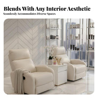 Multi-Functional Motorized cosmetic Lounger Fully Reclinable Salon Equipment Electric Adjustment Treatment Couch Ergonomic Support for Nail technicalnicians, Lash Artists, Estheticians, Eyelash Studios, Cosmetic Clinics, Spas