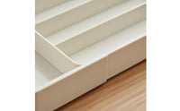 Kitchen Drawer Divider Multi-Compartment Expandable Cutlery Tray Large Capacity Expandable Silverware Tray for Lavatory, Office, Workshop