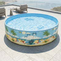 Children's Pool Foldable Swimming Pool Quick Setup for Kids, Young Children, Backyard, Garden
