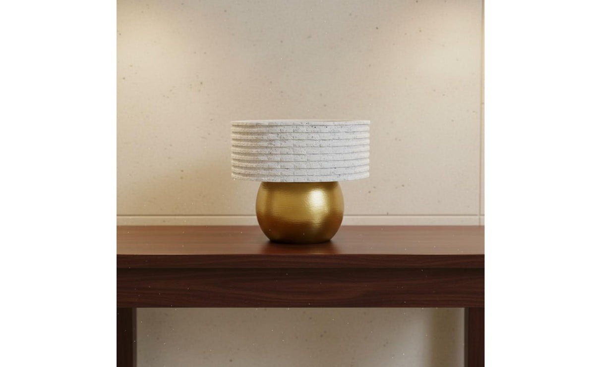 Gold Hollow Vase Glossy Finish Home Decor Easy to Clean for Showroom, Model Room