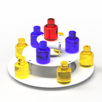 Multi-Layer Acrylic Display Stand for Figures, Cosmetics, Nail Polish, and Teaware