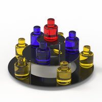 Multi-Layer Acrylic Display Stand for Figures, Cosmetics, Nail Polish, and Teaware