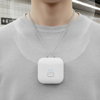 Portable and Lightweight Necklace Air Purifier Eliminates Smoke Neck Hanging Air Purifier Removes PM2.5 for Travelers, Outdoor, Travel