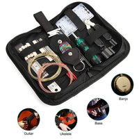 Guitar Repair and Maintenance Tool Kit with String Changing Tools and Bridge Pins