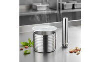 Stainless Steel Mortar and Pestle Set Heavy Duty Garlic Crusher Bowl Easy to Polished Steel Grinding Pot with Lid for Home Cooks, Chefs, Pharmacy