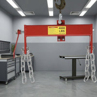 Engine Hoist Leveler Manual Engine Load Adjuster with Chains Heavysturdy Workshop Crane Accessory for Hobbyists, Home Garages