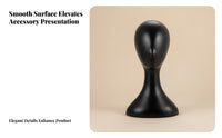 Long Neck Design Abstract Female Head Form Lightweight Abstract Head Model Stable Base for Boutique Owners, Retailers, Salon, Market Stall