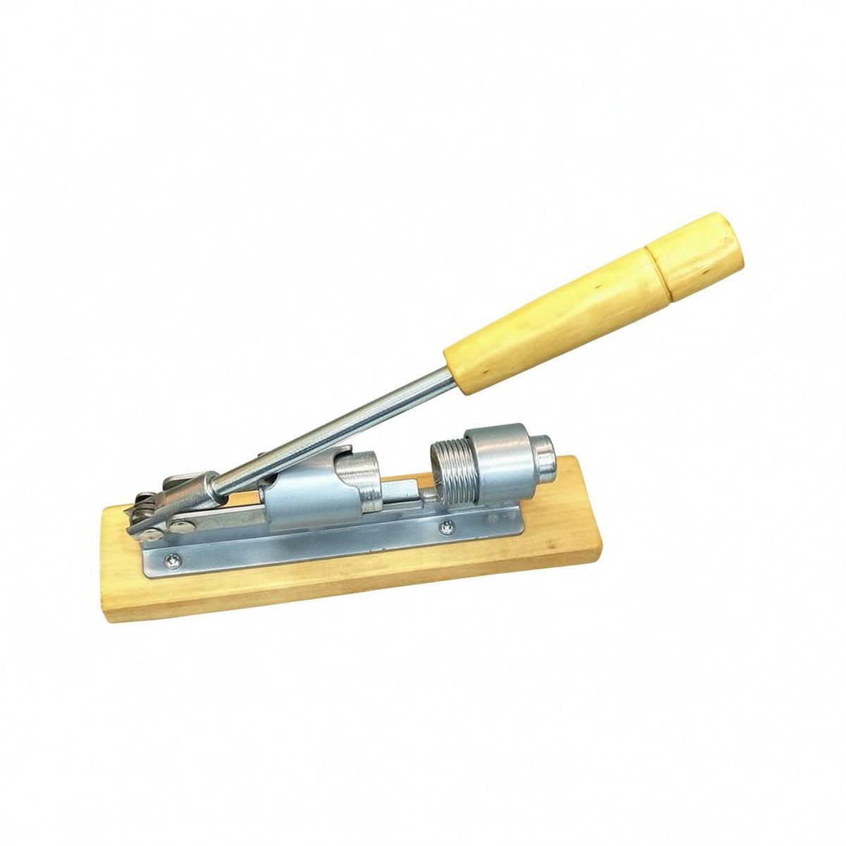 Screw-Style Manual Walnut Nut Splitter Metal and Wood Lever Nut Splitter Tabletop Household Tool Adjustable