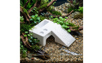 Turtle Basking Platform with Ramp Sturdy Aquarium Basking Platform with Shelter Turtle Dock with Ramp Stable Space-Saving