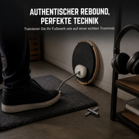 Portable Silent Bass Drum Practice Pad with Realistic Feel
