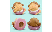 Nose Holding Statue Easy to Clean Resin Child Sculpture Quirky Resin Sculpture Small-Sized Size Toilet Topper Decor for Washroom