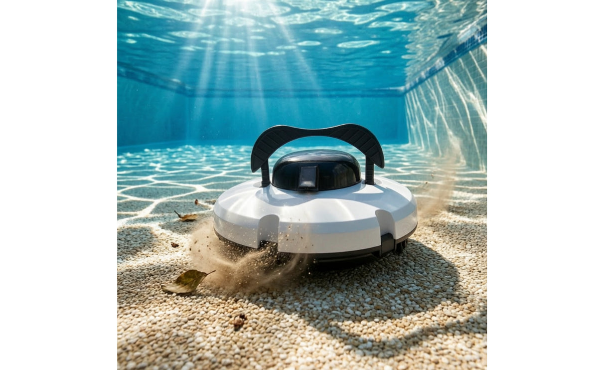 Robotic Pool Cleaner Wireless Cordless Pool Cleaner Compact Slimline