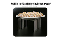 Stainless Steel Pot Lid Holder Versatile Stainless Steel Plate Organizer Multipurpose Expandable Pot Lid Rack for Adults, Cabinet, Pantry, Drawer
