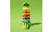 Frog Track Toy Interactive Play Rotating Ball Track Game Early Learning for Young Children