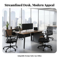 Multi-Person Cubicle Bench Minimalist Design Workstation Spacious Workspace Office Furniture for Teams, Corporate Environment, Call center, Study Room