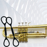 Elastic Trumpet Grip with Finger Loops Flexible Trumpet Strap Lightweight for Practice Sessions