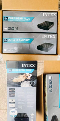 intex 充气床垫 双人家用床加厚双层简易床气垫床现货