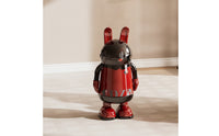 Cute Astronaut Trash Can Decorative Rabbit Waste Bin Playful Wastebasket with Lid Large Capacity for Toddlers
