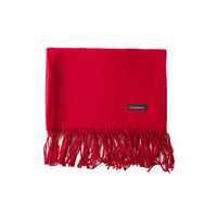Women's Solid Color Imitation Cashmere Scarf, Thickened Warm Shawl for Winter