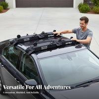Soft Roof Rack 600D Oxford Material Foldable Car Roof Rack Easy Installation Non-Slip for Outdoor Lovers, Camping